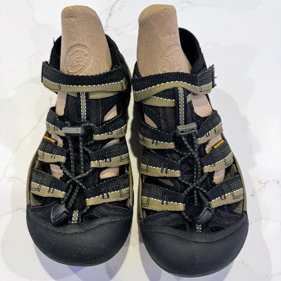 KEEN 9212-BKSG Newport H2 Waterproof Sport Outdoor Bungee Sandals KIDS US Size 5 - Picture 4 of 9